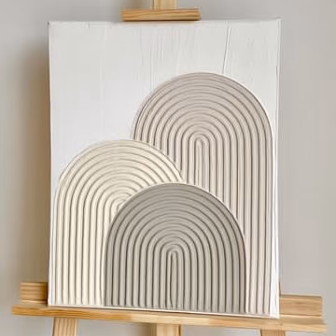 تابلو نقاشی برجسته دکوراتیو مینیمال (50در 70)