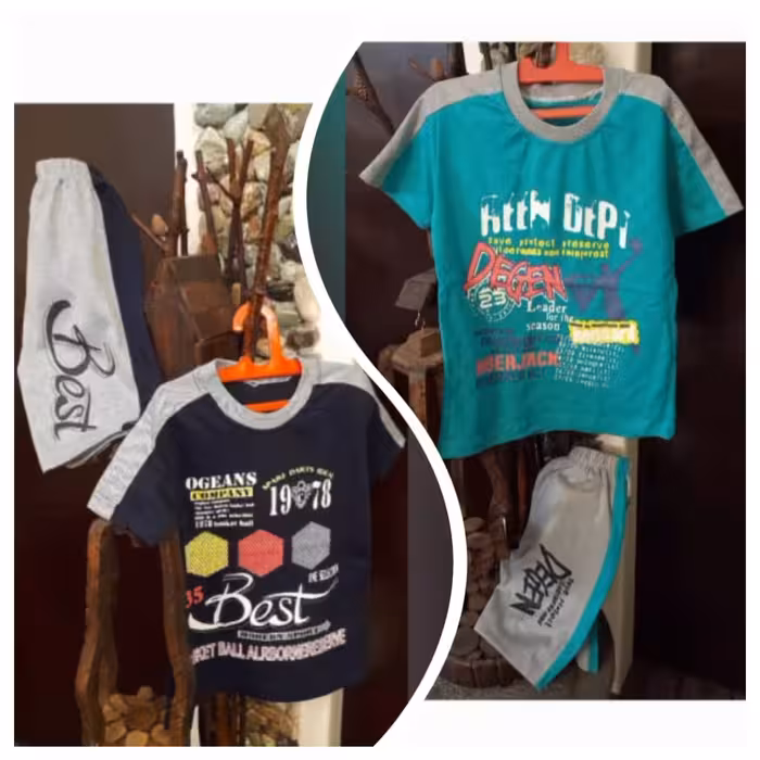 تیشرت و شلوارک پسرانه طرح جودون