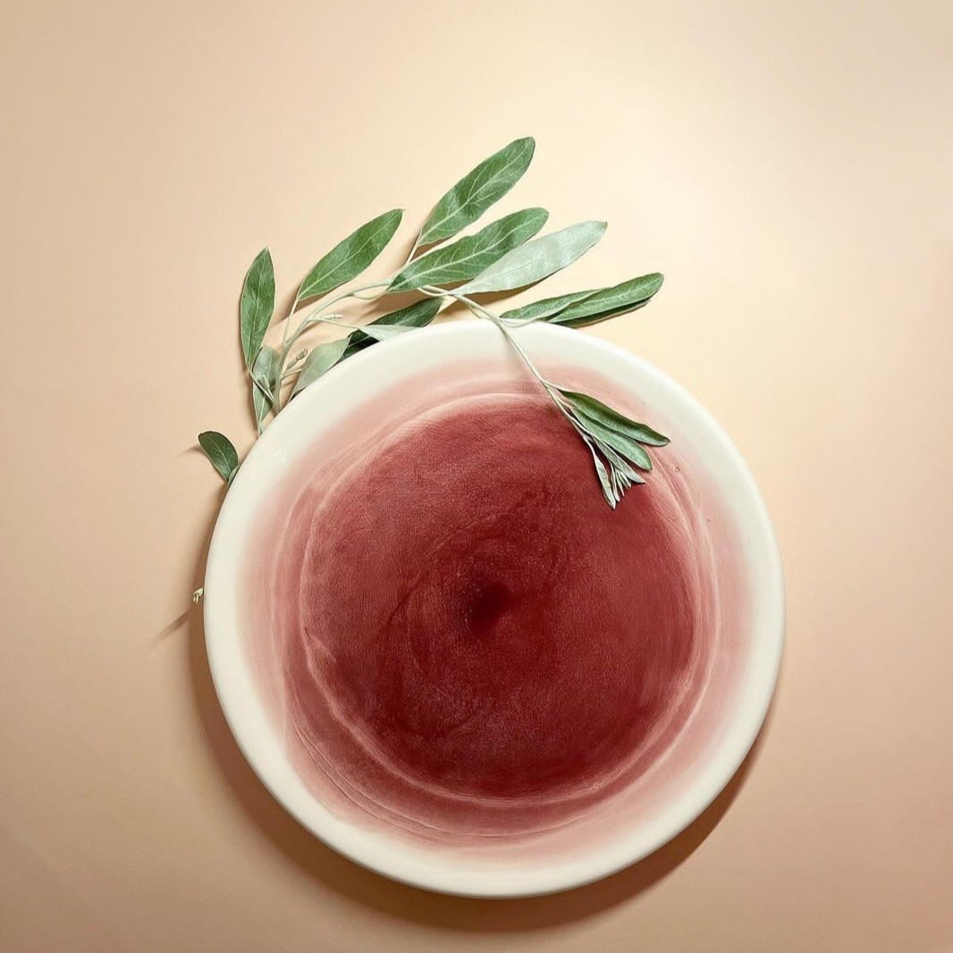 بشقاب سرامیکی تک رنگ