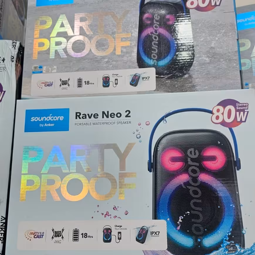 اسپیکر بلوتوثی انکر Anker Soundcore Rave Neo 2 A33A1