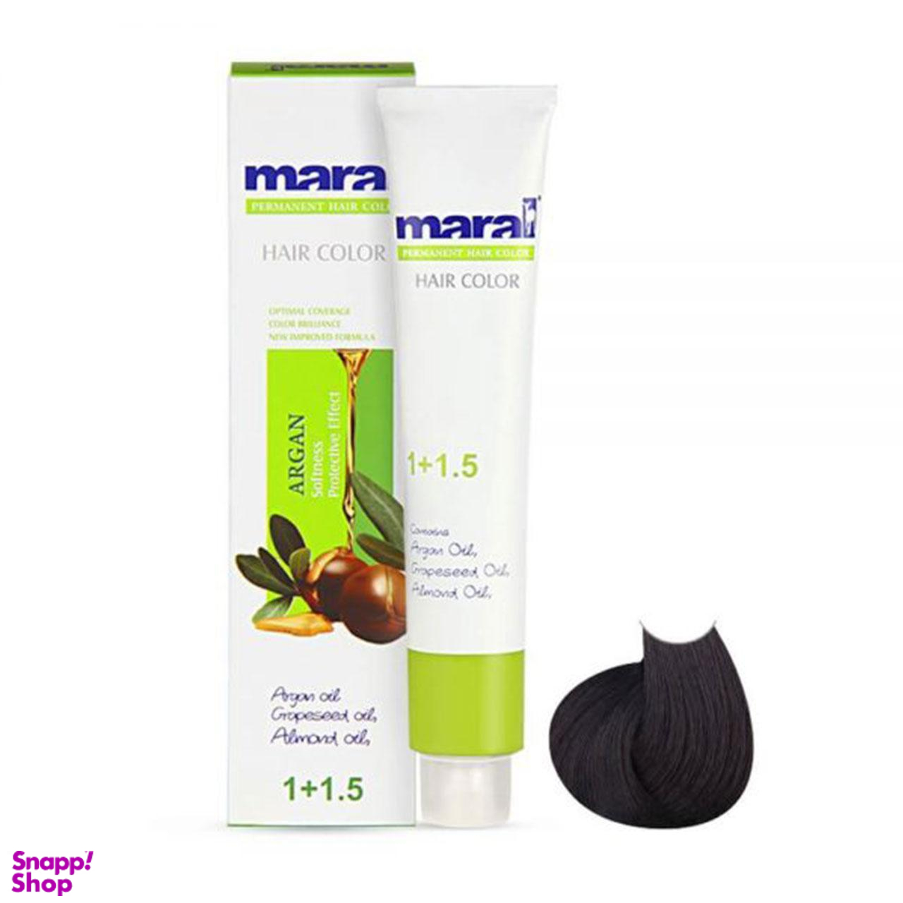 رنگ مو مارال (Maral) شماره 10 حجم 100 میلی لیتر رنگ مشکی