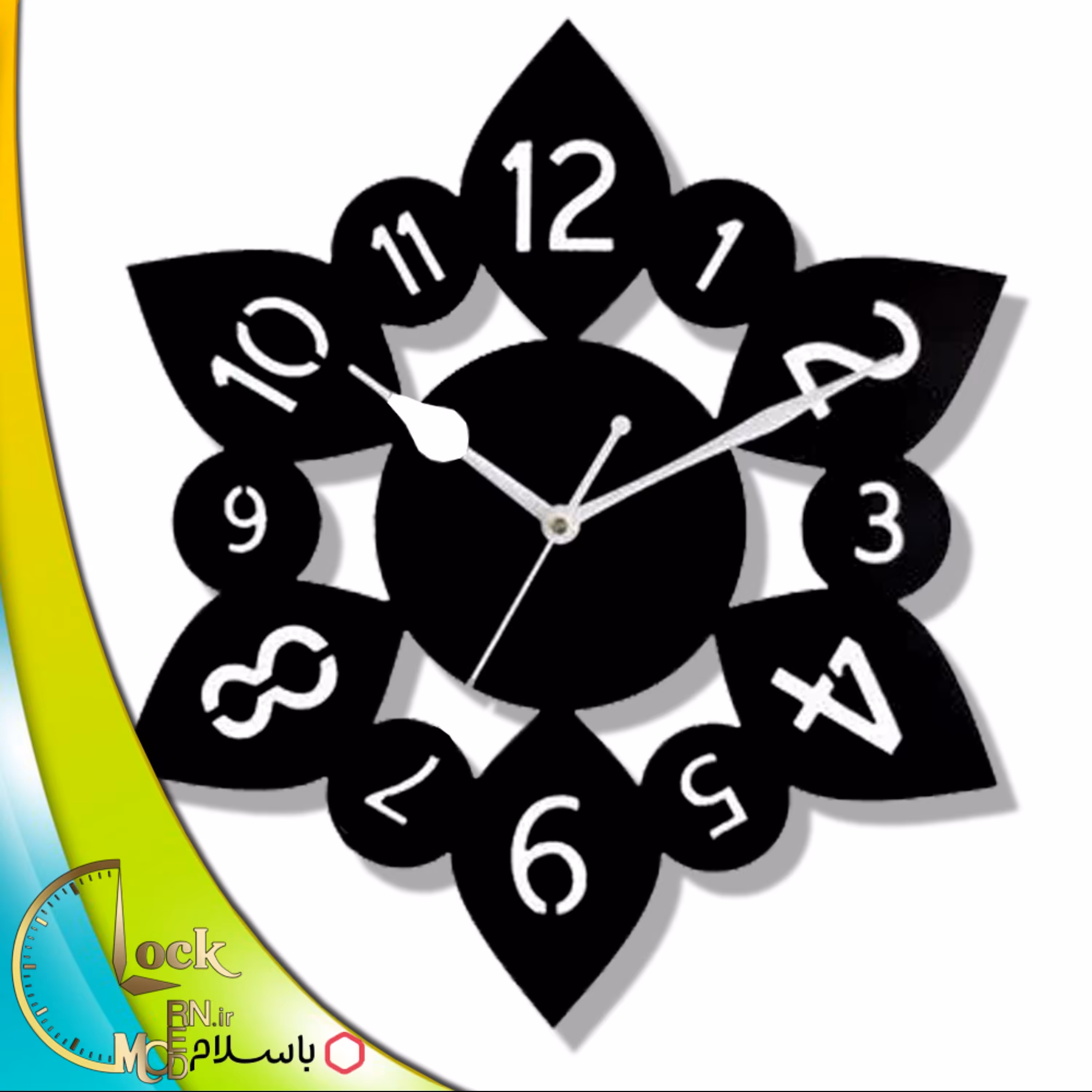 ساعت دیواری طرح فانتزی کد 820 (پس کرایه)