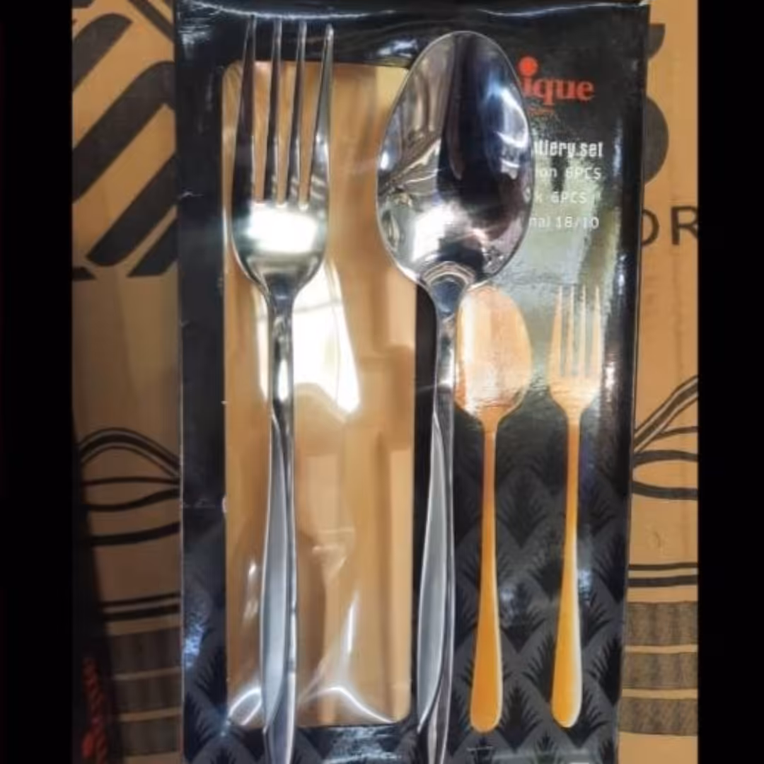 قاشق و چنگال 6 نفره یونیک