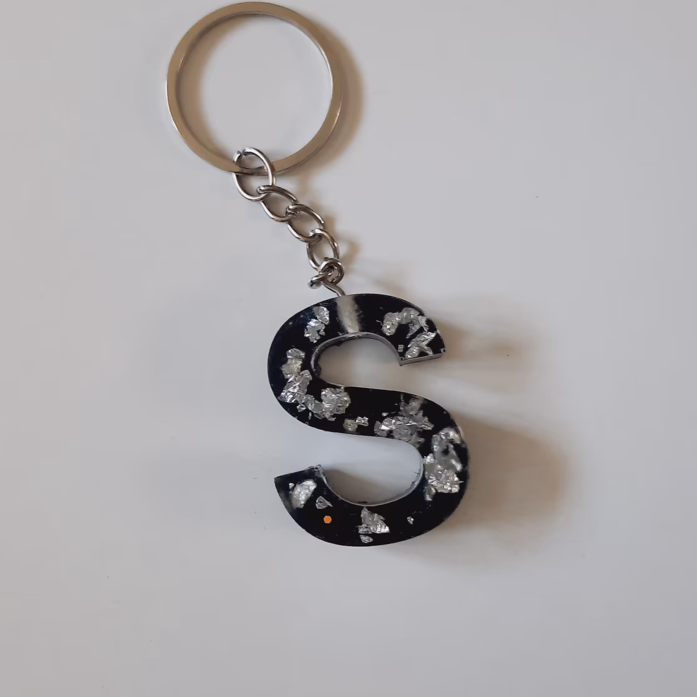 اویز جا کلیدی حروف انگلیسی (S)اندازه 5سانت