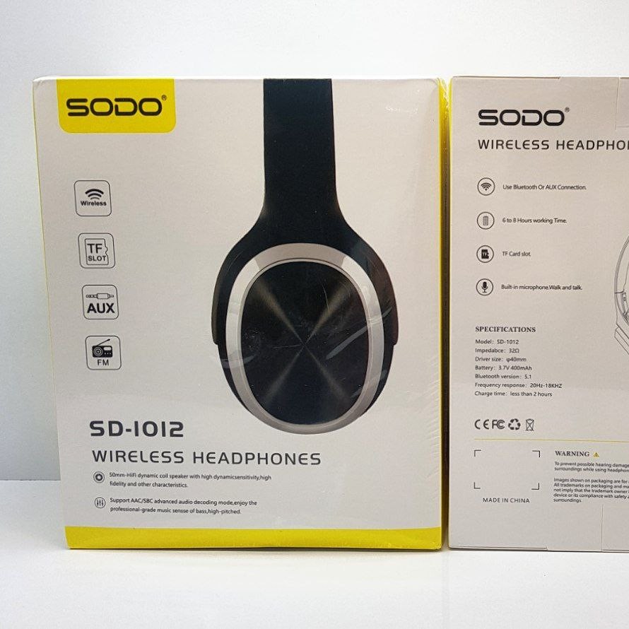 هدفون صددرصد اورجینال SODO مدل SODO 1012 صدای فوق العاده بالا