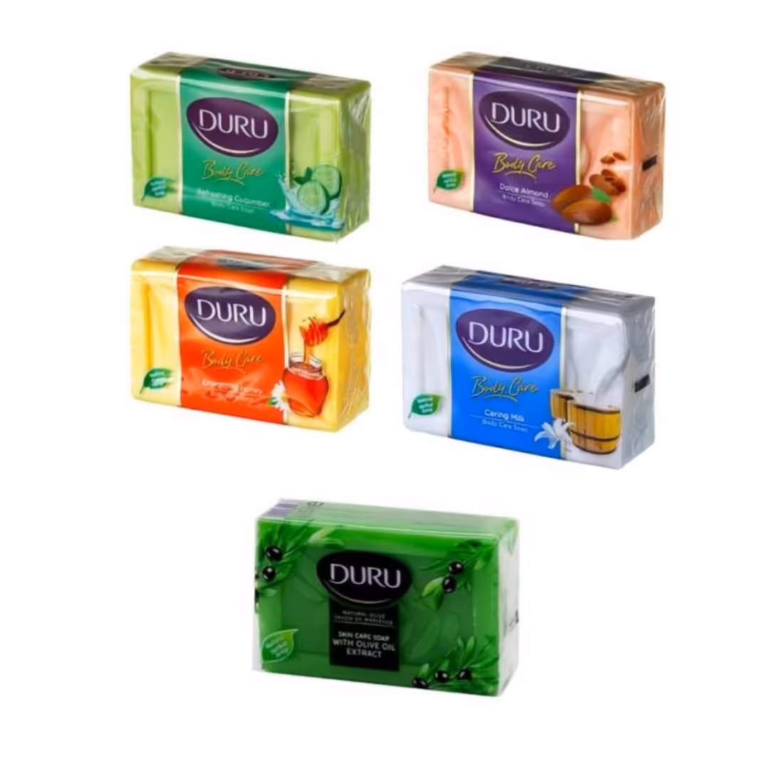 صابون شستشو دورو مدل نرم کننده وزن 150 گرم مجموعه 5 عددی 