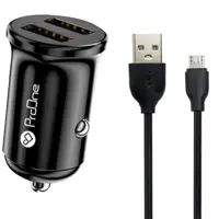 شارژر فندکی ProOne PCG12 به همراه کابل MicroUSB با گارانتی 12 ماهه
