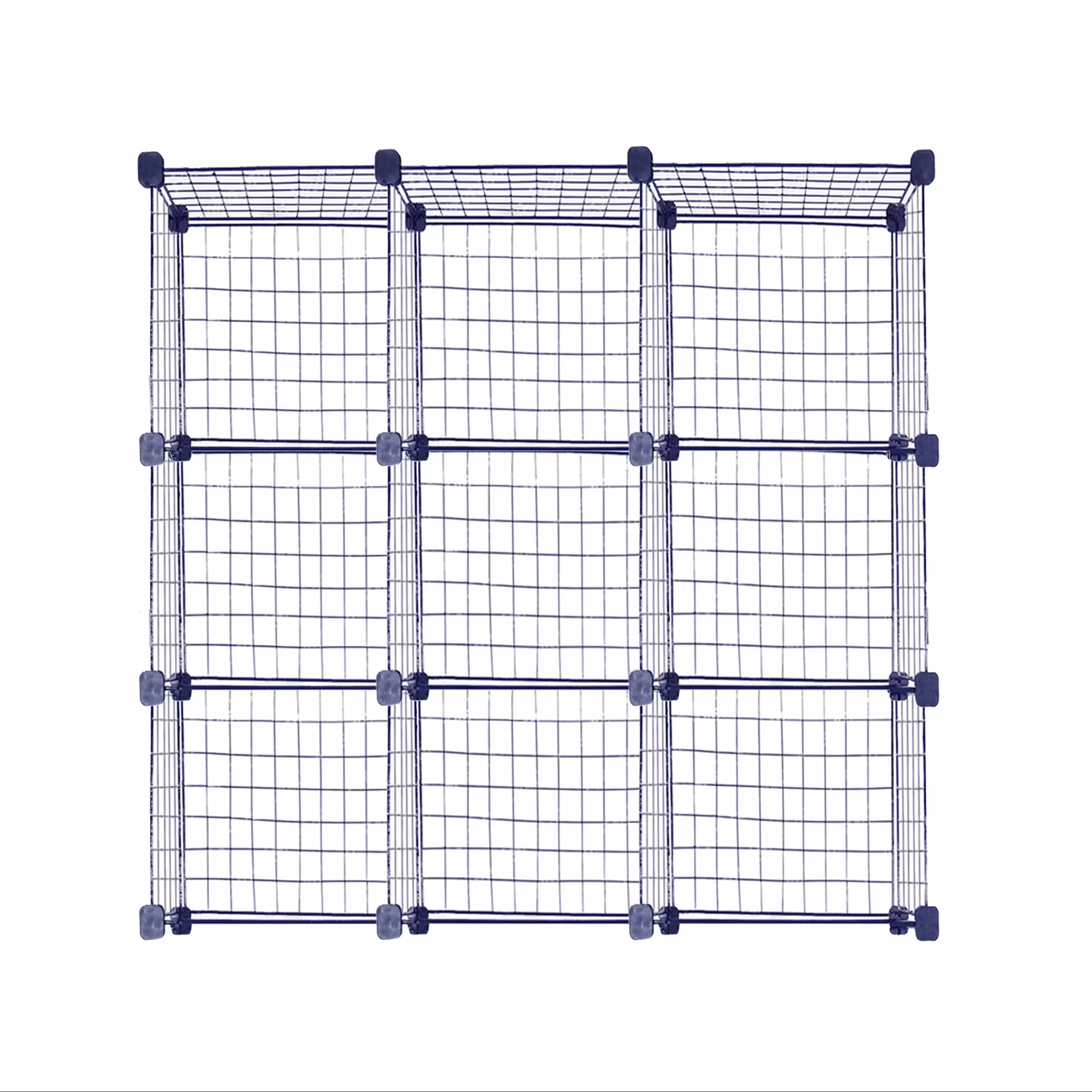 ست قفسه مشبک سه طبقه در سه ردیف سایز 32x32(ارسال پس کرایه و به عهده مشتری)