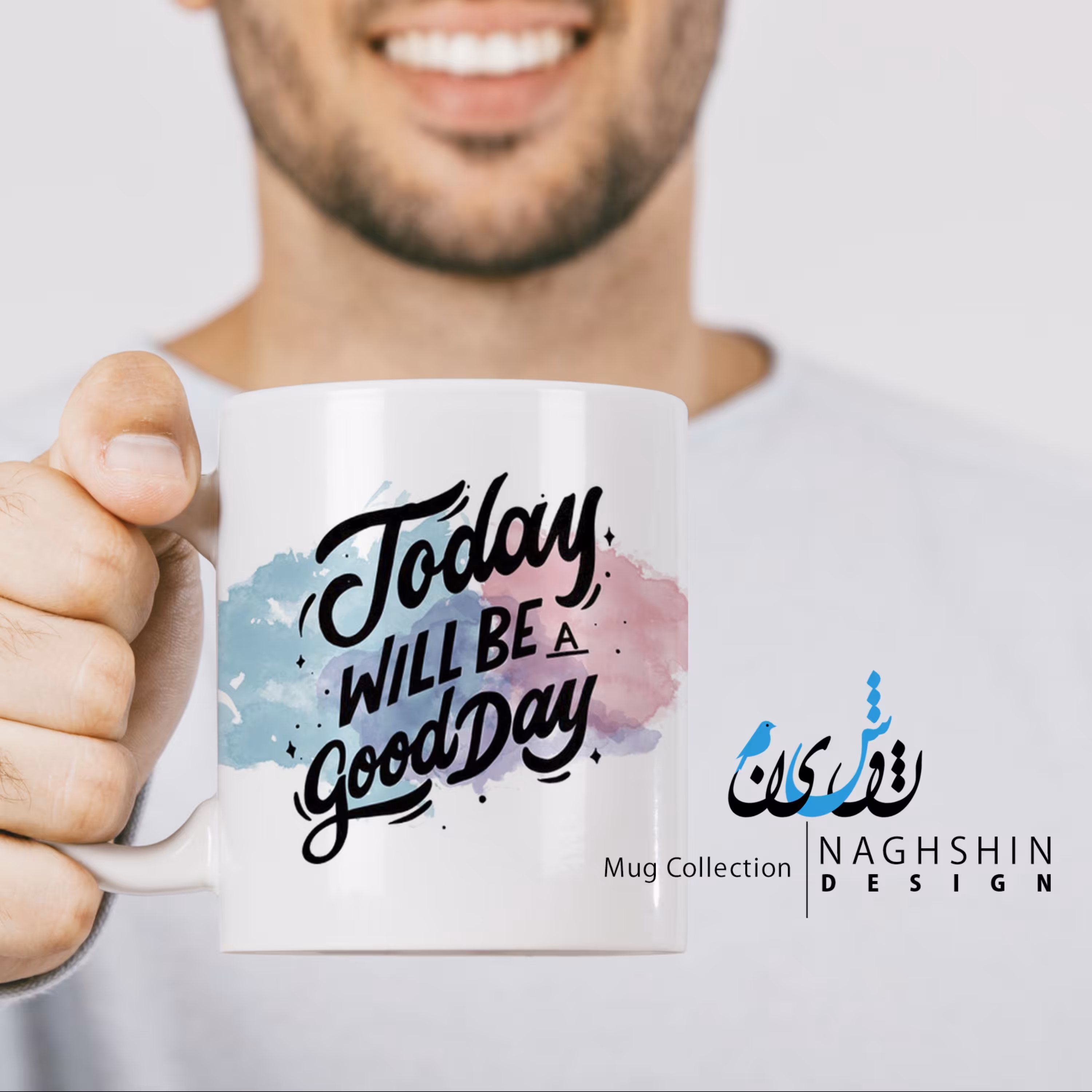 ماگ سرامیکی طرح امروز،روز خوبی خواهد بود - چاپ سابلیمیشن - کیفیت عالی