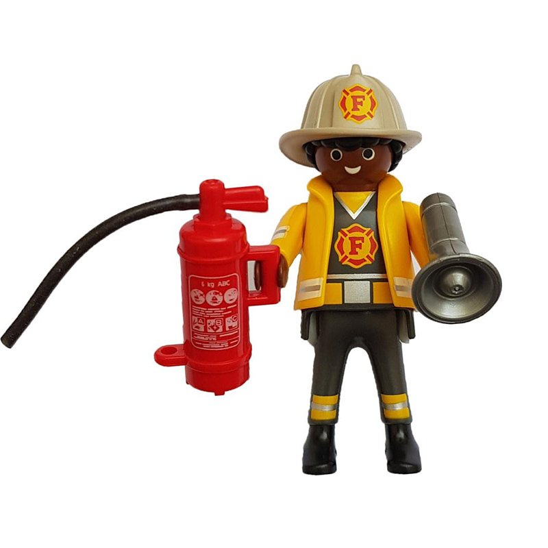 فیگور 7سانتی طرح آتش نشان playmobil مدل 10028