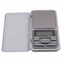 ترازو جیبی زرگری دقت از 1 صدم گرم تا 500 گرم  دارای استند بای اتوماتیک   دارای کلید پار سنگ  دارای صفحه دیجیتالی بزرگ