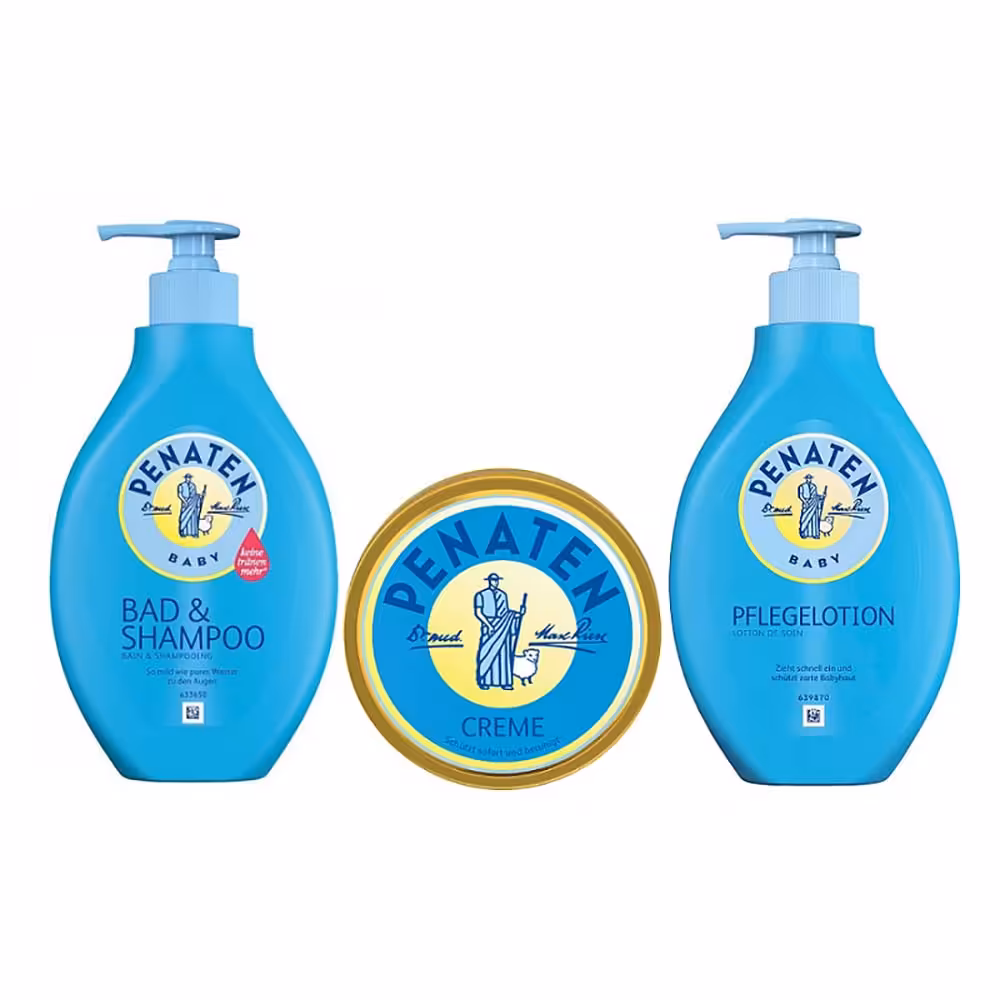 پک شامپو ، لوسیون و کرم سوختگی پناتن penaten