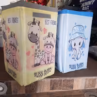 سبد پارچه ای لباس نوزاد