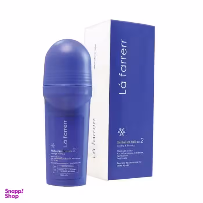 مام رول گیاهی لافارر (Lafarrerr) مدل خنک کننده و تسکین دهنده درد حجم 100 میلی لیتر