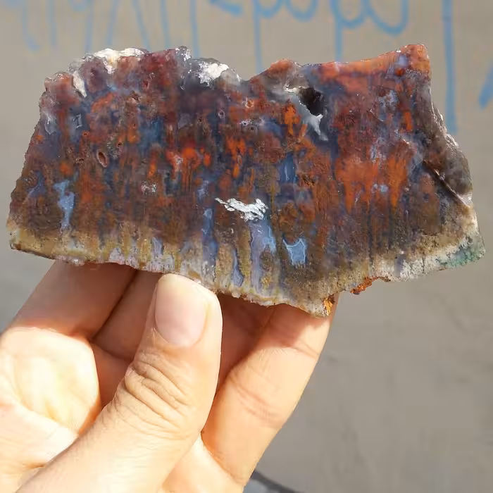 
اسلایس سنگ راف عقیق شجر منظره کمیاب
 100 در 100 طبیعی شاهکار خلقت
تابلو نقاشی طبیعی
با قابلیت ساخت چندین نگین
کد10803