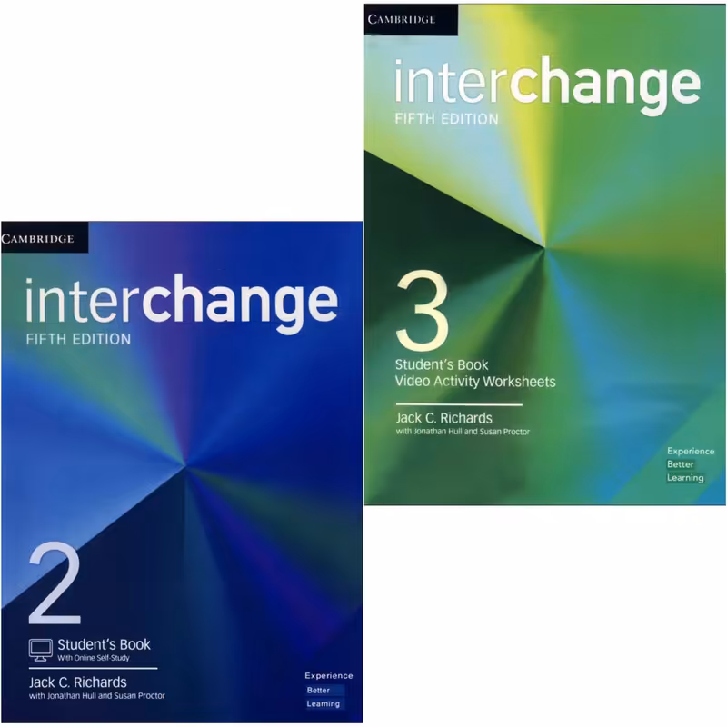 کتاب Interchange 5th  اثر Jack C. Richards انتشارات Cambtidge دو جلدی