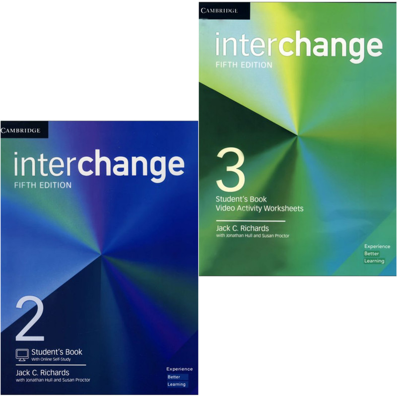 کتاب Interchange 5th اثر Jack C Richards انتشارات Cambtidge دو جلدی