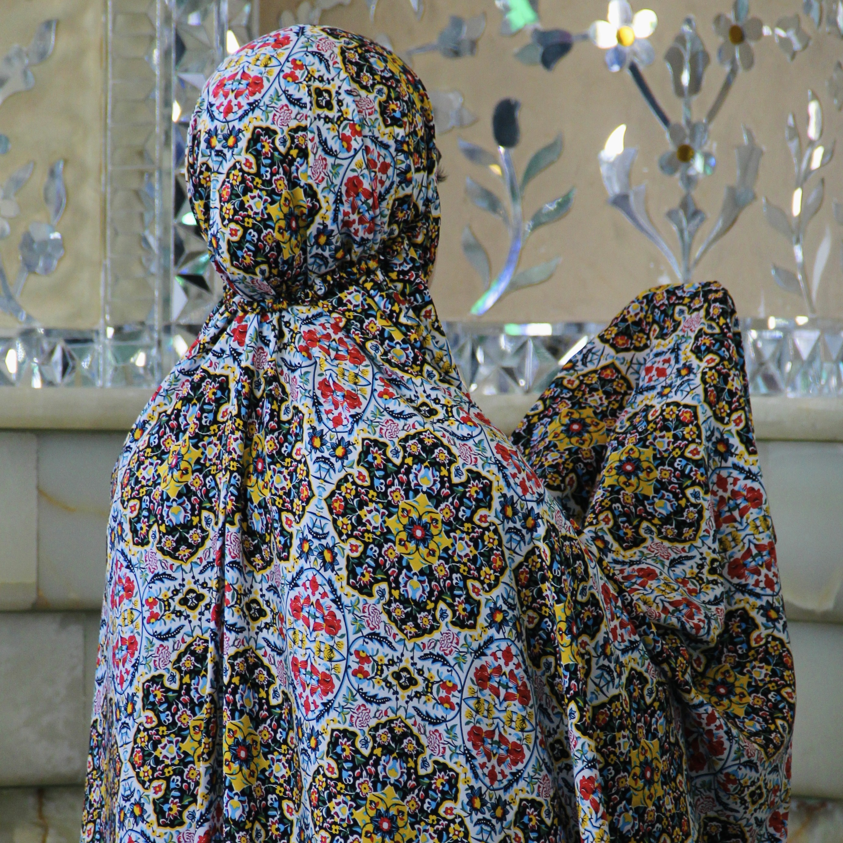 چادر نماز کیسه ای-طرح 36