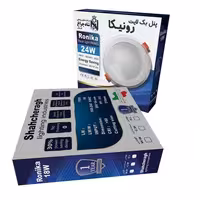 پنل توکار دور شیشه ای 24 وات رونیکا 