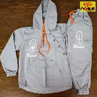 ست دو تیکه هودی شلوار کتان پسرانه و دخترانه سایز 50 سنین 6 تا 8 سال تکرنگ سرمه ای