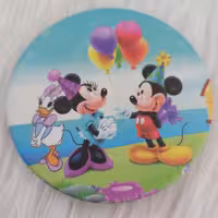 آینه جیبی گرد طرح میکی موس کد pmic111