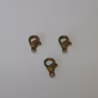 قفل طوطی رنگ بنزی سایز کوچک بسته 3 عددی