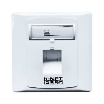 فیس پلیت شبکه 45 درجه کی نت پلاس KP-NF450186