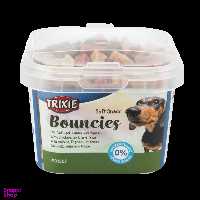 تشویقی سگ تریکسی (Trixie) مدل Bouncies با طعم بره و سیرابی وزن 140 گرم