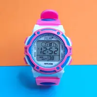 ساعت مچی بچگانه جی شاک ورزشی صورتی sport watch
