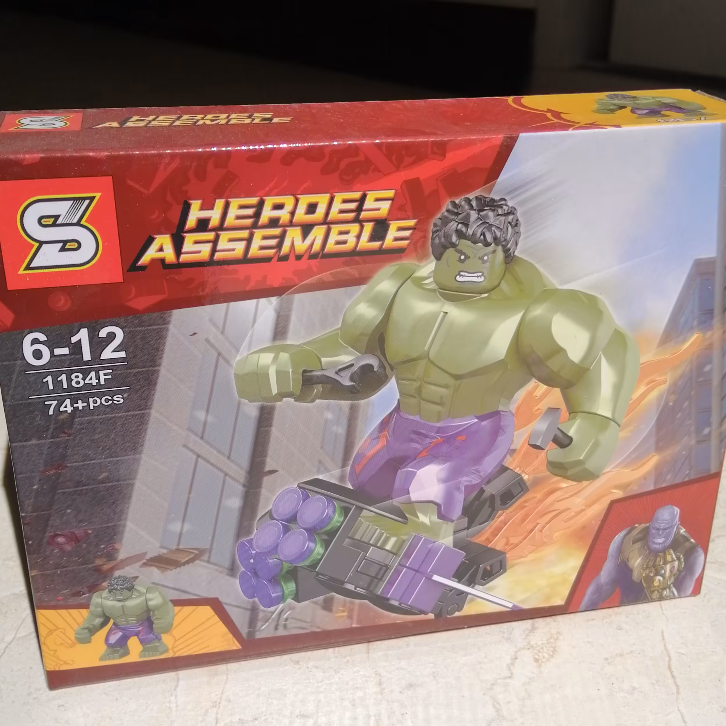 لگو سری قهرمانان مدل 1184f از برند اس وای 