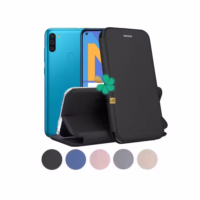 کیف گوشی چرمی کلاسوری مناسب سامسونگ Galaxy M11