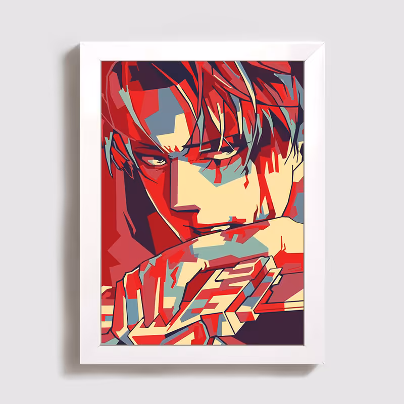 تابلو مدل انیمه اتک آن تایتان لیوای آکرمن attack on titan levi ackerman anime W226