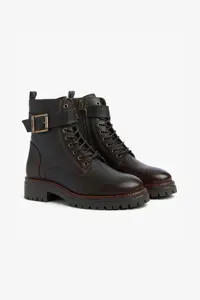 چکمه و بوت چند رنگ زنانه کفش هایدی BR96 قهوه ای Barbour