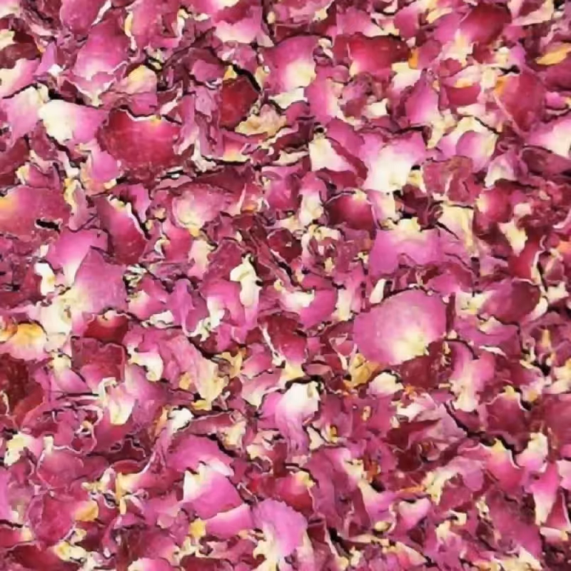 گل محمدی پر شده خشک کیفیت ممتاز  بسته 50 گرمی