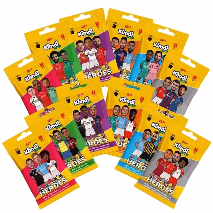 اسباب بازی شانسی کیمدی مدل فوتبالی هیرو 2024 مجموعه 12 عددی