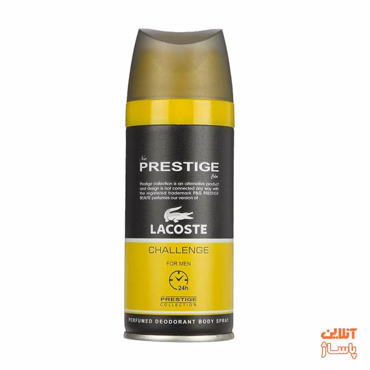 اسپری خوشبو کننده بدن مردانه پرستیژ مدل Lacoste Challenge حجم 150 میلی لیتر