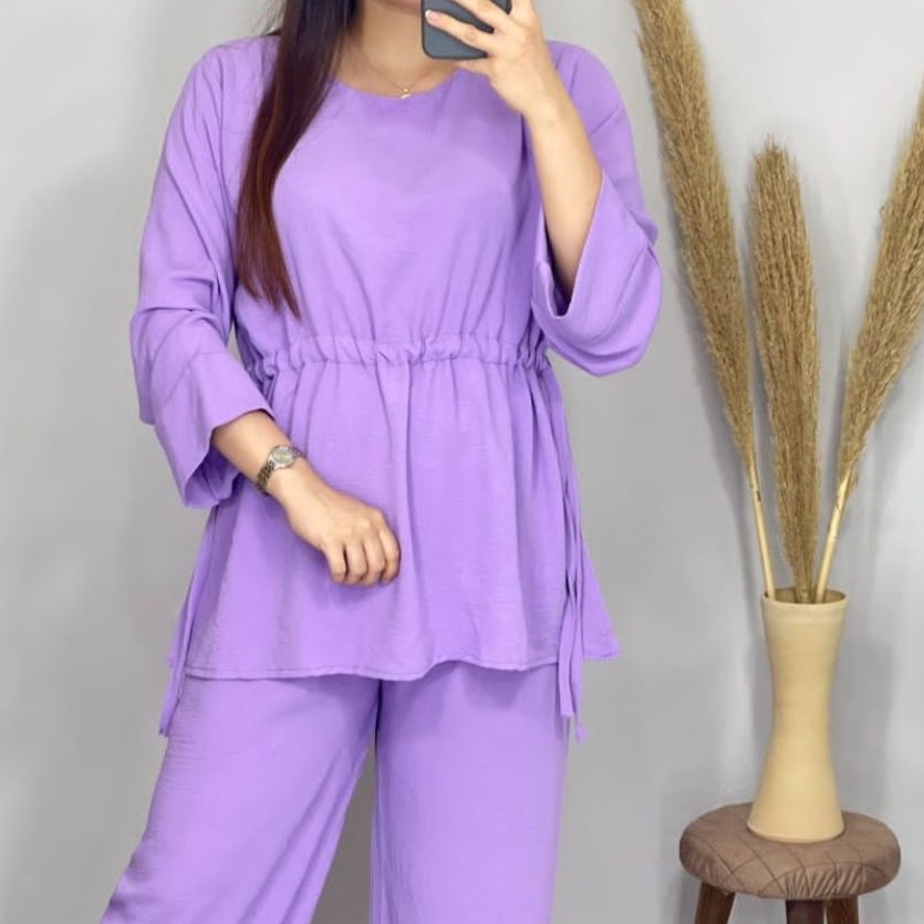 تونیک شلوار رز