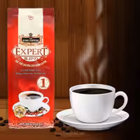 دانه قهوه 1000 گرمی KING COFFEE expert blend اصلی 