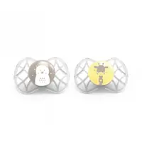 پستانک دو عددی ارتودنسی نقره ای نوویتا Nuvita Air 55 Explorer Pacifiers