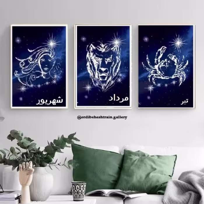 تابلو اسکراچ برد نماد ماه تولد فصل تابستان در اندازه ی 20در 30سانتی متر A4