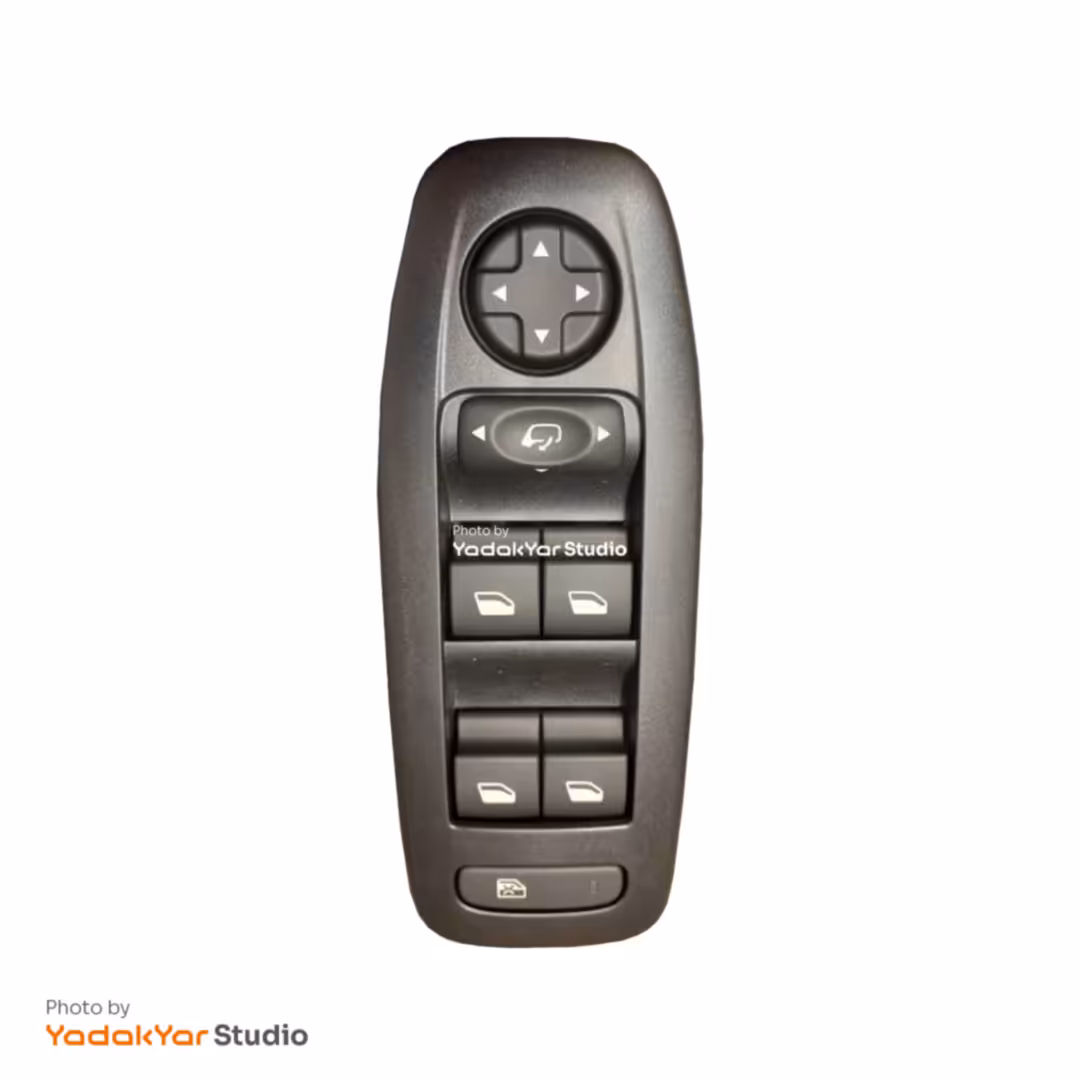 کلید شیشه بالابر پژو 2008 جلو چپ پژو