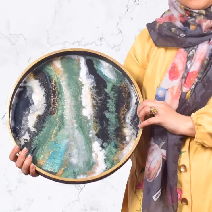 سینی رزینی طرح ابروبادی