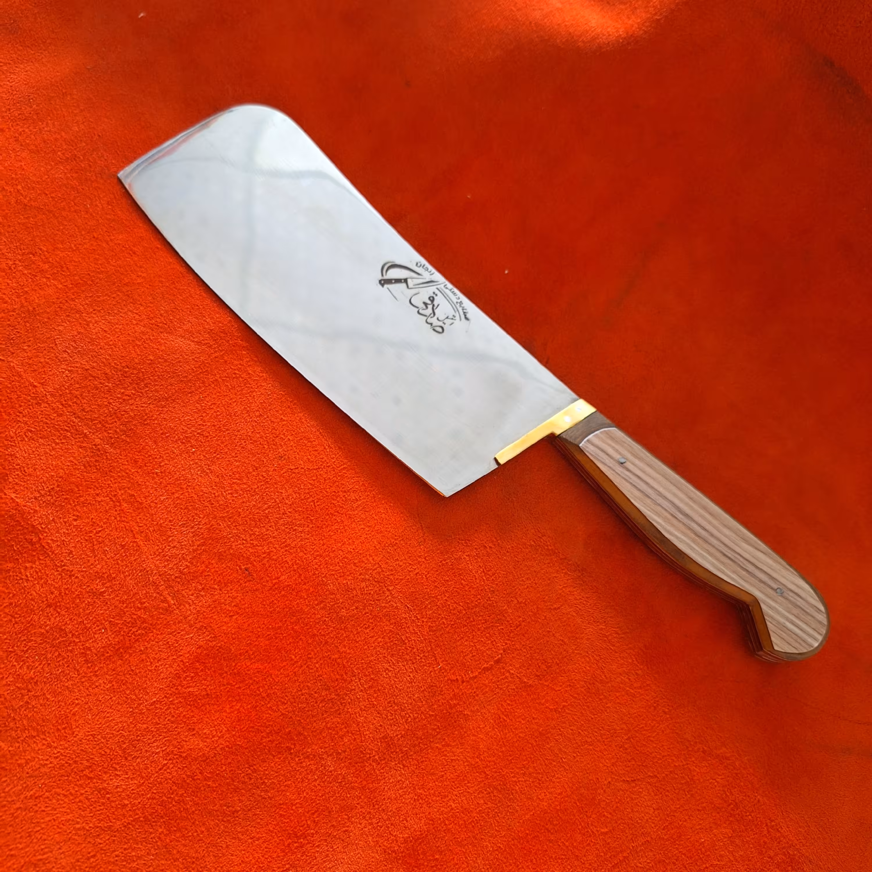 ساطور استیل ضدزنگ مخصوص آشپزی و خرد کردن سبزیجات در آشپزخانه 28 سانت 