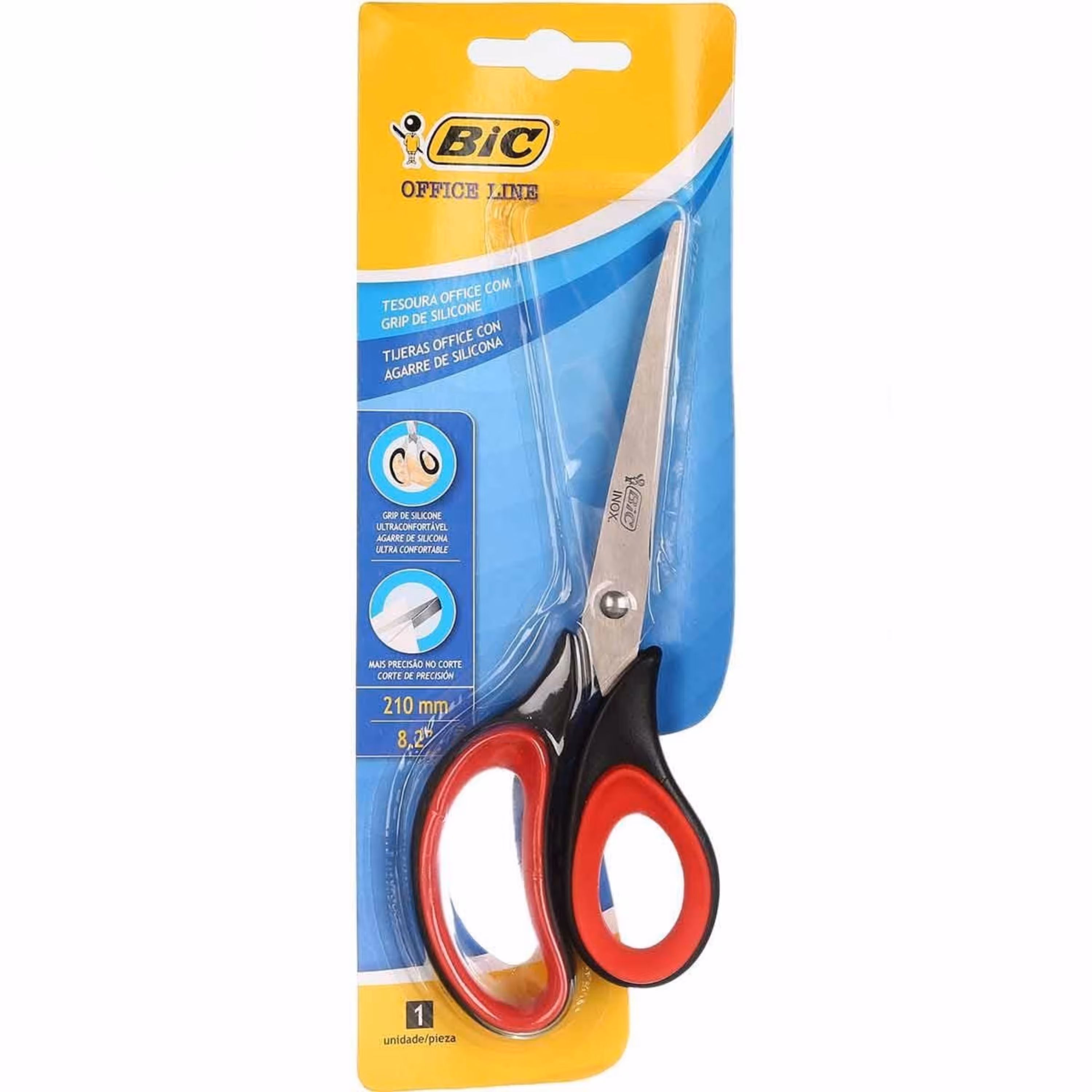 قیچی بیک مدال آفیس 21MG - گریپ دار - اورجینال - 210 میلی متر