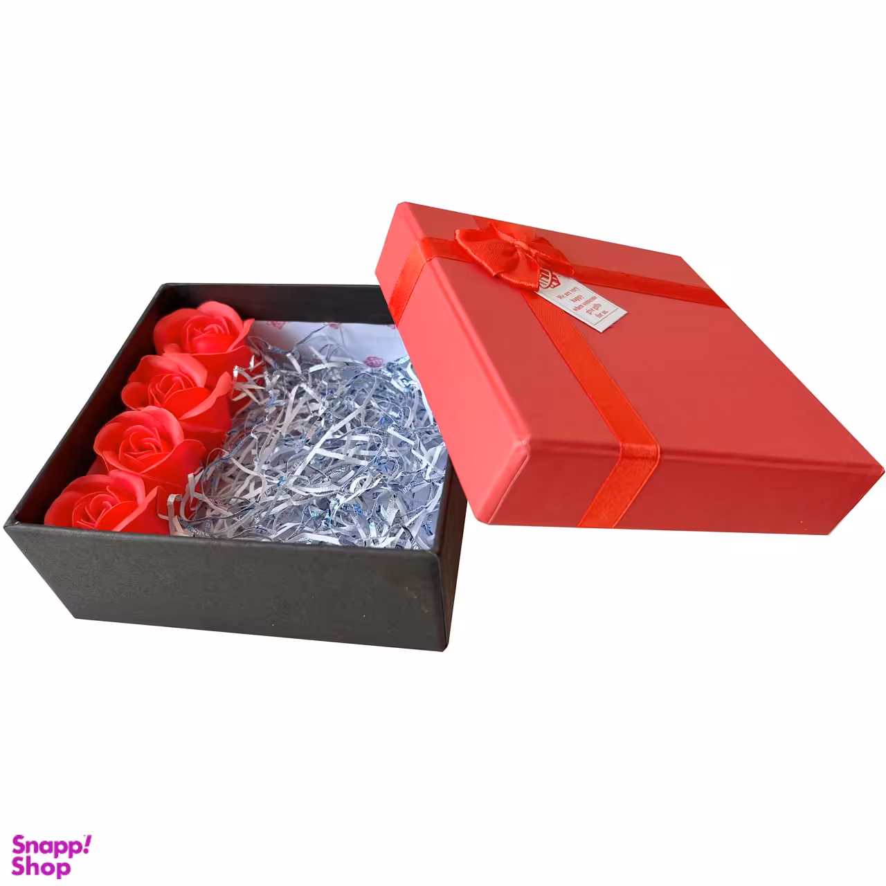 جعبه هدیه گل رز سایز 13 سانتی متر