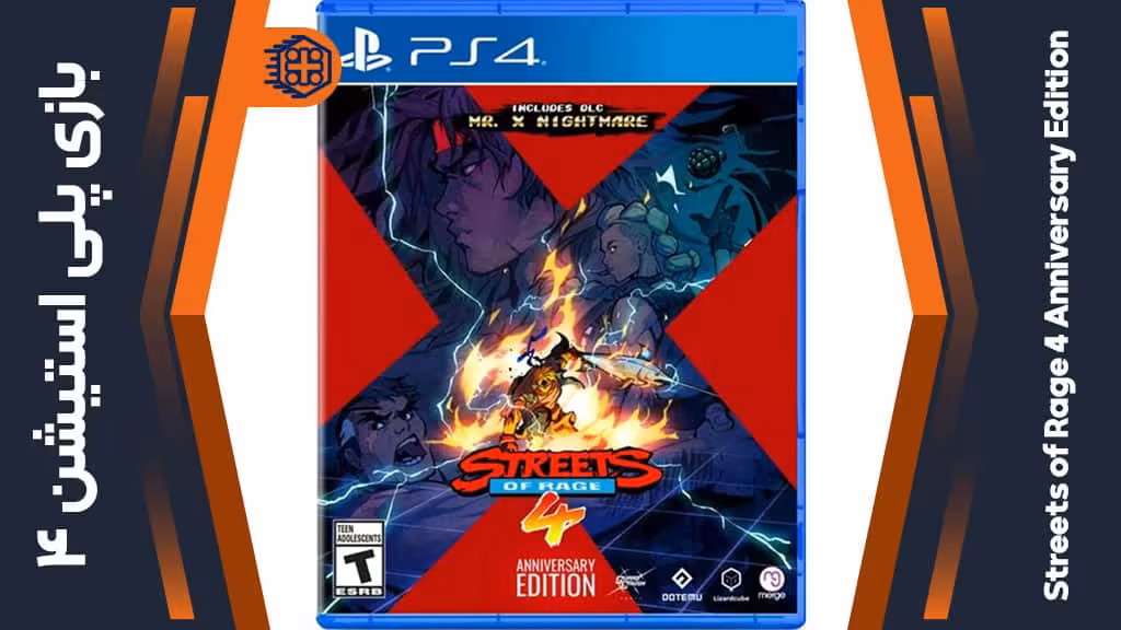 دیسک بازی Streets of Rage 4 Anniversary Edition – مخصوص PS4