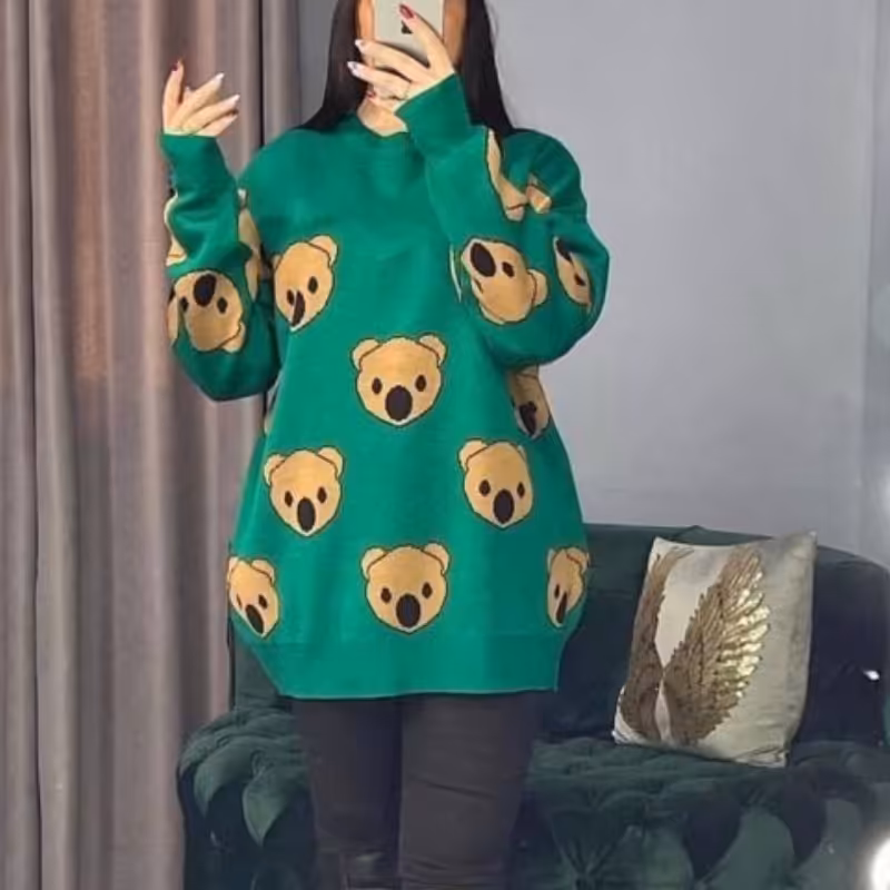 بلوز بافت خرسی زیبا و شیک بسیار ضخیم و کیفیت عااالی در چندرنگ زیبا