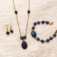 سرویس عقیق آبی نیلی