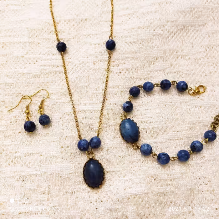 سرویس عقیق آبی نیلی