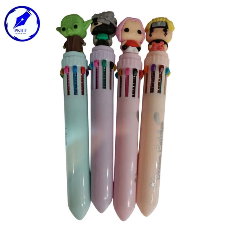 خودکار فانتزی 10 رنگ طرح انیمیشن